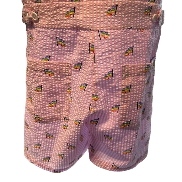 Mad Engine Target Collab Unisex LGBTQ Pride Rainbow Flag Pink Romper Sma… - Picture 5 of 8